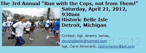 2012 Run With the Cops 030.jpg - The 3rd annual, and my first, Detroit City "Run With the Cops, Not From them!" race. I ran the 10K, and set a PR in the process. Another cold and windy day on Belle Isle!